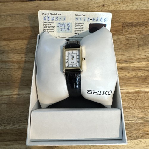 Seiko solar tank watch - seiko,