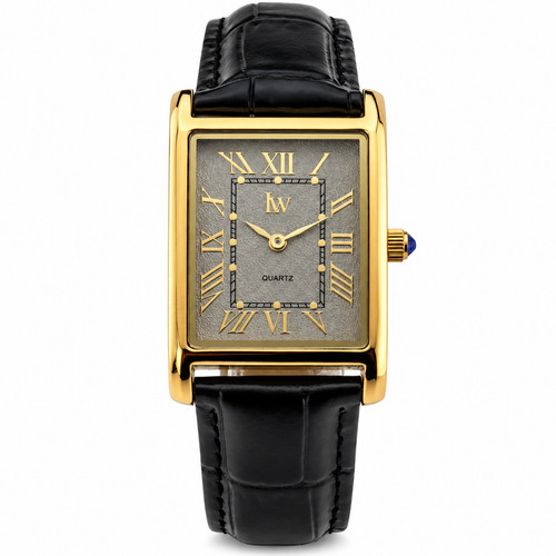 Vintage style slim rectangular - slim,