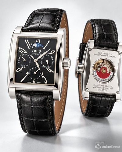 Oris rectangular complication - rectangular,
