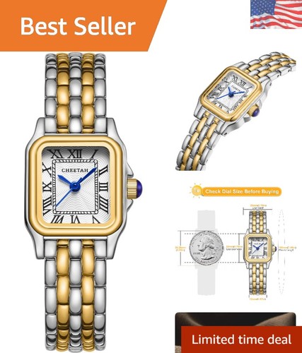 Compact gold women - gold, watch