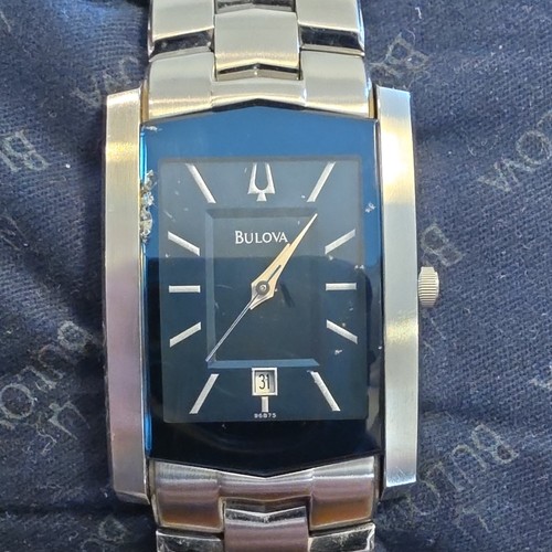 Bulova quartz rectangular - quartz,