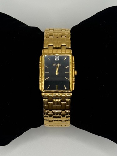 Vintage bulova quartz gold - vintage,