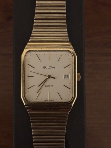 Vtg 1981 bulova c4156 watch - p1,